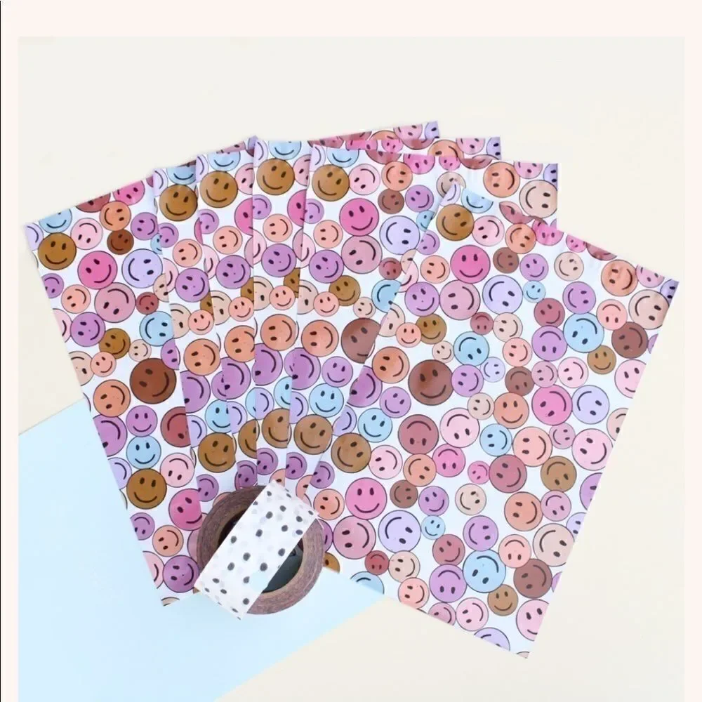Poly Mailers MIX HAPPY 6x9 10x13 14x17 30pcs 30sti